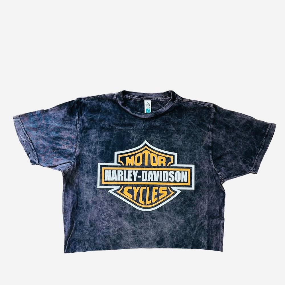 Harley Davidson Cropped top shirt Vintage